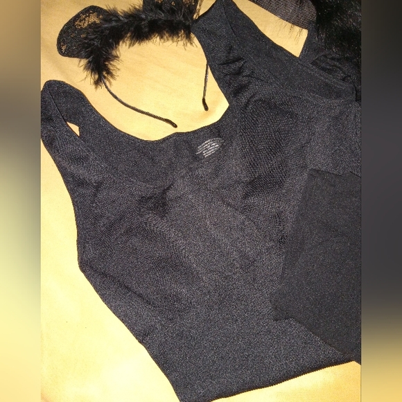 🖤🤍 NWT Womens Black Cat Costume Small Halloween Party Fun Event Sexy Classy - Picture 3 of 5